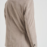 Giacca uomo doppiopetto in velluto grigio chiaro GL7251TL 387858P SANTANIELLO 