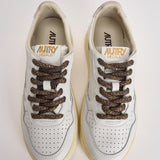 Sneakers donna Medalist bianca e bronzo AULW SW05 AUTRY 