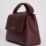 Borsa donna Sveva Soft Media a spalla in pelle con tracolla chianti BT2006SOF CHIANTI ORCIANI 