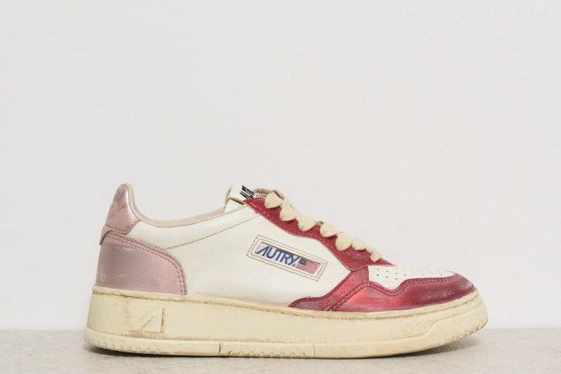 Sneakers donna Medalist super vintage rosa AVLW MT01 AUTRY 