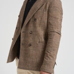 Giacca uomo doppiopetto marrone CN5027 CORTECCIA CIRCOLO 1901 