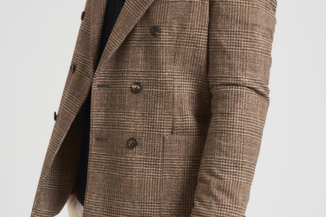 Giacca uomo doppiopetto marrone CN5027 CORTECCIA CIRCOLO 1901 