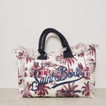 Borsa donna Vanity a palme bordeaux VANITY 02735H MC2 SAINT BARTH 