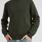 Maglia uomo girocollo verde GMP00841 P00197235674 GOLDEN GOOSE 