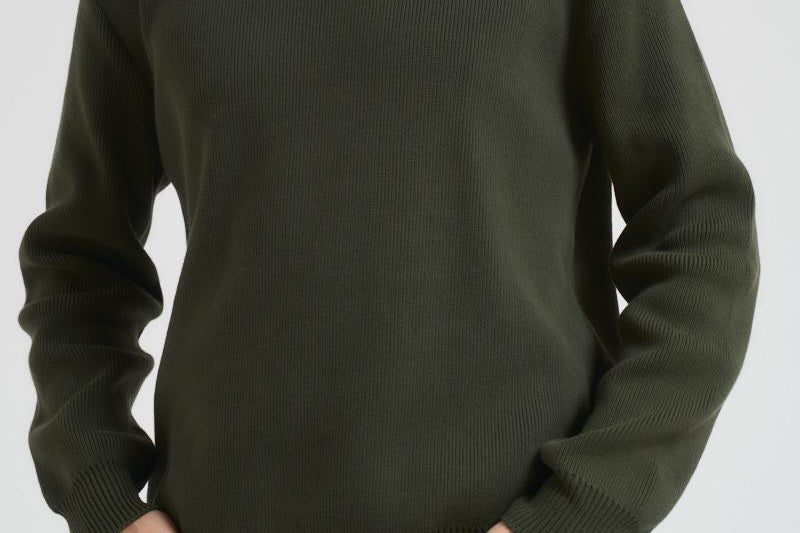 Maglia uomo girocollo verde GMP00841 P00197235674 GOLDEN GOOSE 