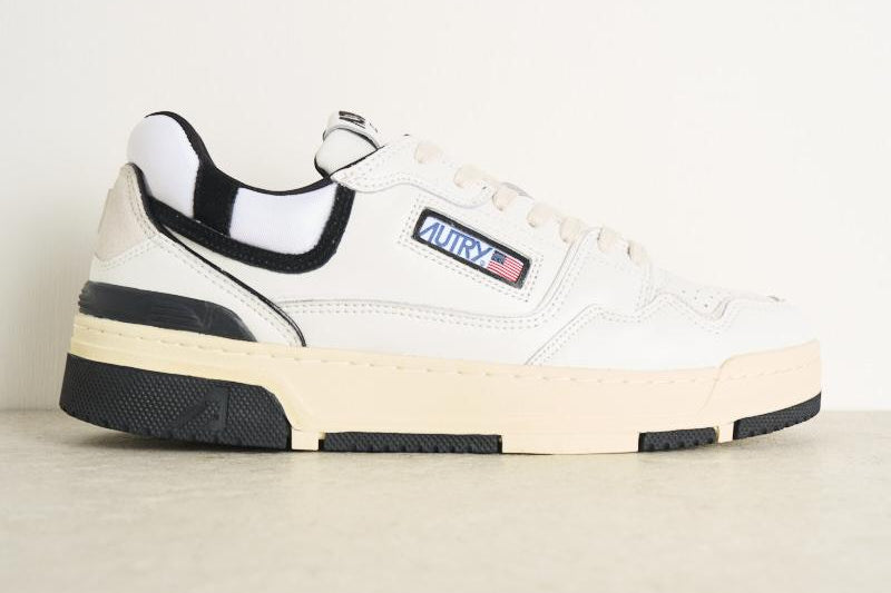 Sneakers uomo bianca con inserti neri ROLM MM04 AUTRY 