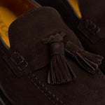 Mocassino uomo in suede marrone con nappine 3420 VISONEM23 DOUCAL'S 