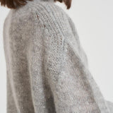 Dolcevita donna in mohair grigio chiaro L5WG58 X47 LIVIANA CONTI 