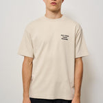 T-shirt uomo girocollo beige TS203 CO0002MT DROLE DE MONSIEUR 