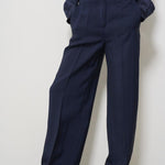 Pantalone donna Marlee blu Y5SQ49 K92 SEMICOUTURE 
