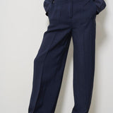 Pantalone donna Marlee blu Y5SQ49 K92 SEMICOUTURE 