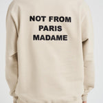 Felpa uomo girocollo ecru SW149 CO127MT DROLE DE MONSIEUR 