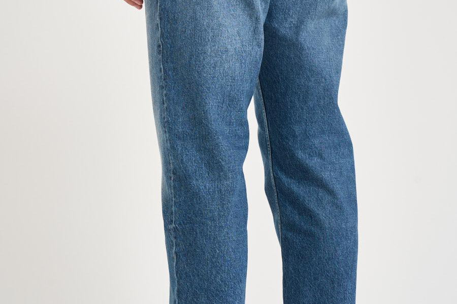 Jeans uomo tapered crop in denim medio MUSSO UP518 341 DEPARTMENT FIVE 
