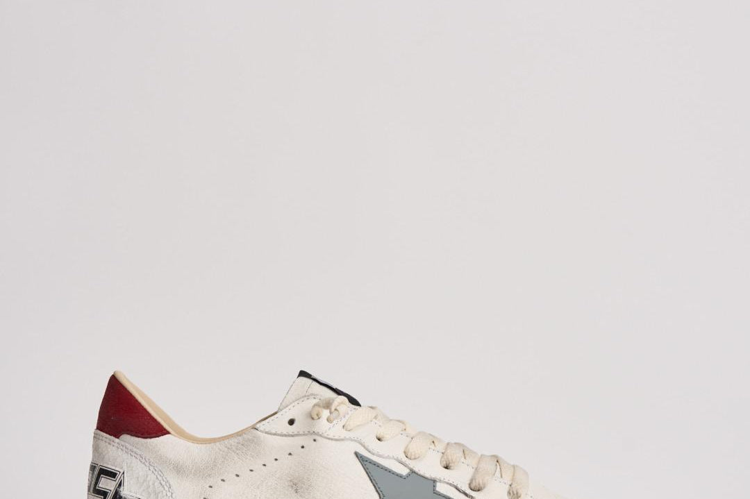 Sneakers uomo ball star bianca GMF00117 F00677712155 GOLDEN GOOSE 