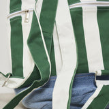 Borsa uomo a righe verde TRAVELBAG STRIPESPOPV51 MC2 SAINT BARTH 