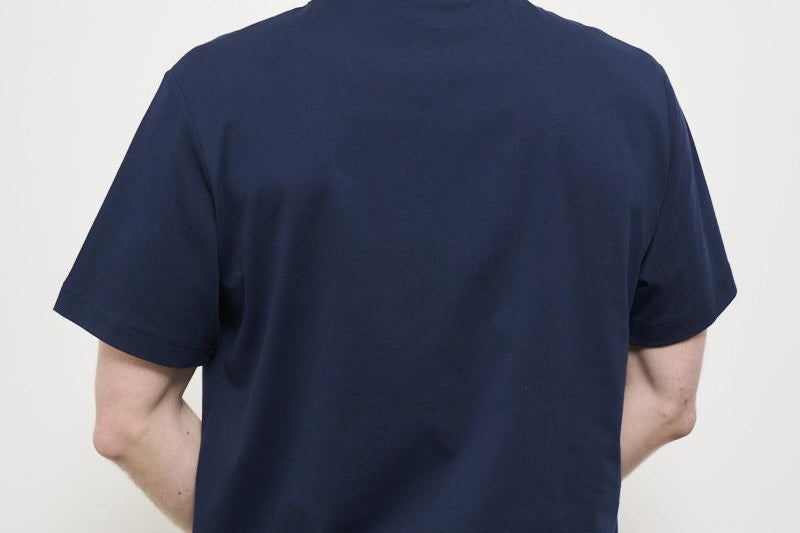 T-shirt uomo girocollo blu TH7318 166 LACOSTE 