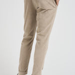 Pantalone uomo con pence in velluto a coste tortora RETRO DV0500XBEIGE BERWICH 