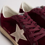 Sneakers Ballstar donna bordeaux GWF00117 F00747640533 GOLDEN GOOSE 