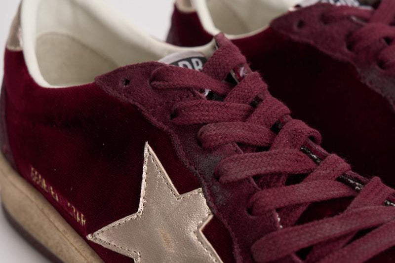 Sneakers Ballstar donna bordeaux GWF00117 F00747640533 GOLDEN GOOSE 
