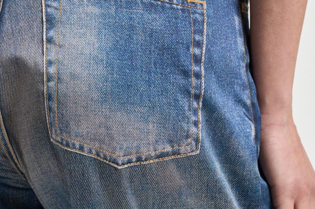 Jeans donna Peggy in denim slavato GWP02528 P00240650100 GOLDEN GOOSE 