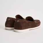 Mocassino uomo in suede marrone 803P09766 001 RALPH LAUREN 