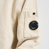 Felpa uomo girocollo sabbia SS207A 114 C.P. COMPANY 