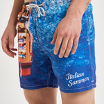 Costume uomo con stampa mare RDBOATVINTAGELIFE 61 MC2 SAINT BARTH 