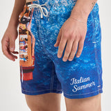 Costume uomo con stampa mare RDBOATVINTAGELIFE 61 MC2 SAINT BARTH 