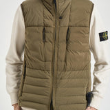 Gilet uomo con zip verde oliva G100007 S0183V005G STONE ISLAND 