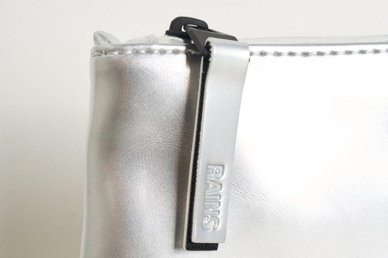 Pochette donna argento laminata 15600 51 RAINS 
