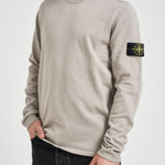Maglia uomo girocollo grigio chiaro 5100062 S00B9V0061 STONE ISLAND 