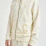 Felpa uomo panna con cappuccio 710916692 003 RALPH LAUREN 