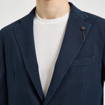 Giacca uomo monopetto blu notte GL797MF 102579 SANTANIELLO 