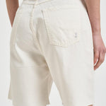 Bermuda donna in denim bianco LEA 8817WHITE ICON DENIM 