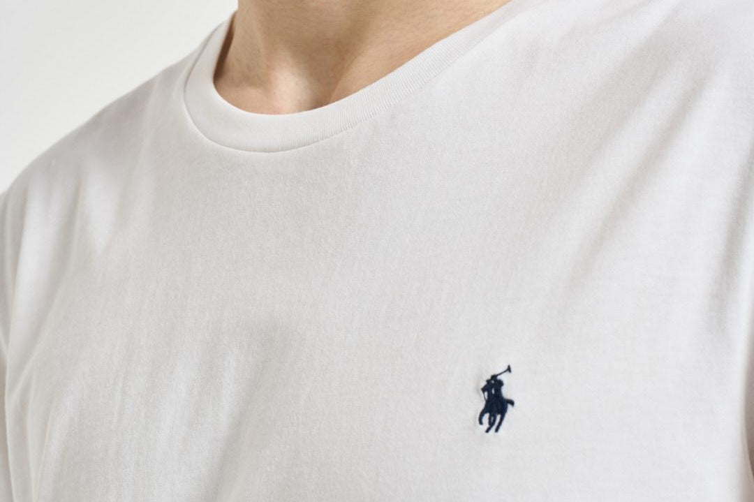 T-shirt uomo girocollo bianca 714844756 005 RALPH LAUREN 