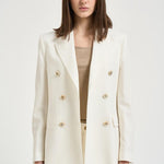 Blazer donna doppiopetto panna GWP00829 P00138211364 GOLDEN GOOSE 