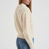 Maglia donna Romane con trecce panna PU0694FA C3L07I23EC ISABEL MARANT 