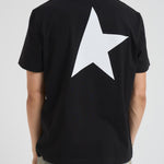 T-shirt uomo con stampa nera GMP01220 P00087980203 GOLDEN GOOSE 