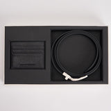 Set uomo cintura e portacarte nero EM002772 AF13396UC001 EMPORIO ARMANI 