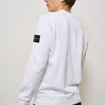 Felpa uomo girocollo bianca 6100044 S0051V0001 STONE ISLAND 