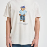 T-shirt uomo bear bianca 710B14615 001 RALPH LAUREN 