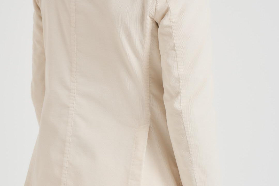 Giacca uomo in velluto panna 2852 555132 L.B.M. 