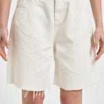 Bermuda donna in denim bianco LEA 8817WHITE ICON DENIM 