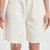 Bermuda donna in denim bianco LEA 8817WHITE ICON DENIM 