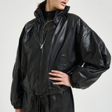 Giacca donna Neela in ecopelle nera VE0604FA D1B03E01BK MARANT ETOILE 