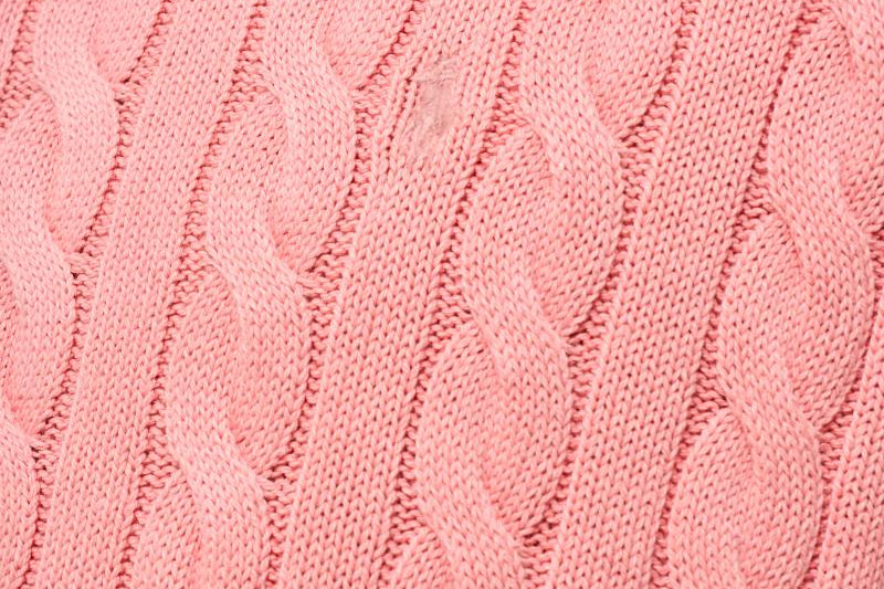 Maglia uomo a treccia rosa 710965867 004 RALPH LAUREN 
