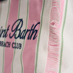 Borsa donna colette a righe rosa e bianca COLETTE 02598L MC2 SAINT BARTH 