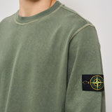 Felpa uomo girocollo verde 6100020 S0060V0159 STONE ISLAND 