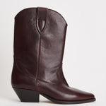 Stivale donna "Duerto" in pelle mogano BO0003FA D3A33S50MY ISABEL MARANT 