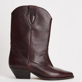 Stivale donna "Duerto" in pelle mogano BO0003FA D3A33S50MY ISABEL MARANT 